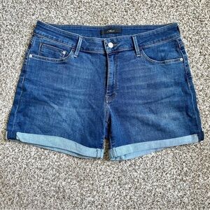 🦋 Mavi Highrise Denim Cuffed Shorts Size 12 Casual